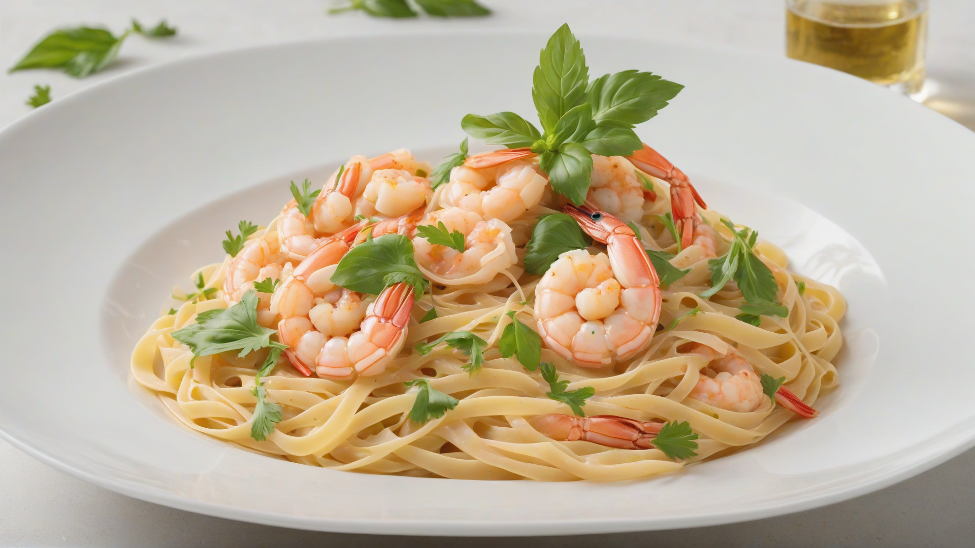 pasta con gamberi